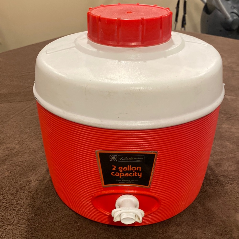 Vintage seers roebuck and company water cooler
